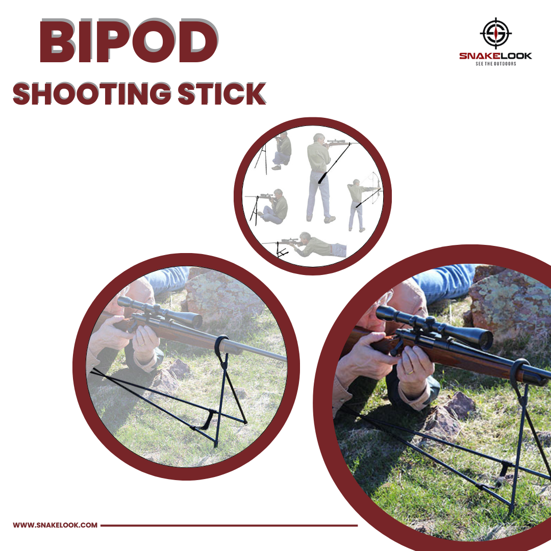 Bipod shooting sticks