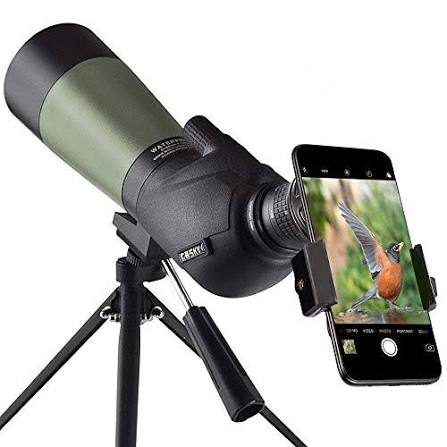 Quick connect spotting scope phone adapter