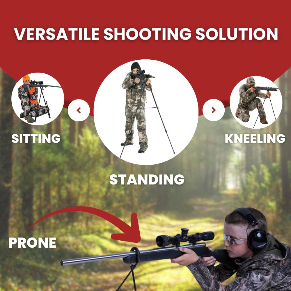 Bipod & Shooting Stick Stabilization for Hunters - Bipod Shooting Sticks