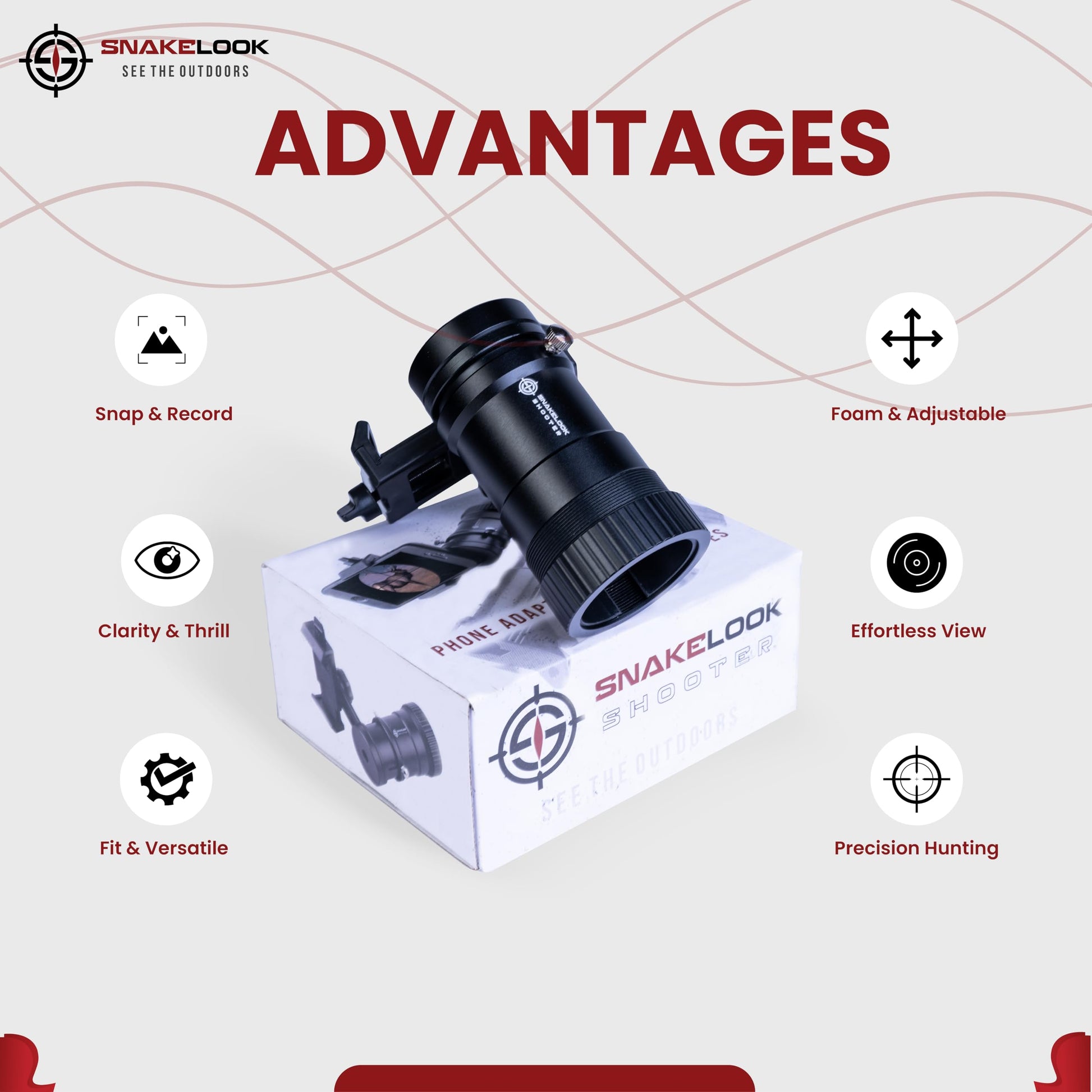 SnakeLook GEN 2 - Universal Scope Phone Adapter