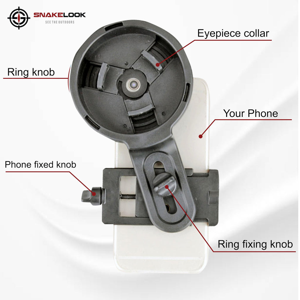 Snake Look Spotter  Quick Connect Spotting Scope Phone Adapter