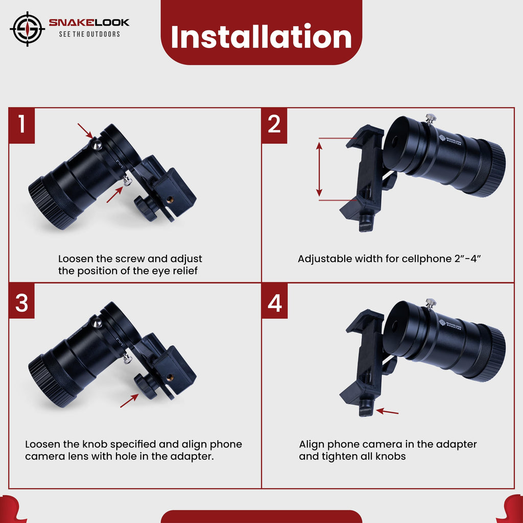 SnakeLook GEN 2 - Universal Scope Phone Adapter